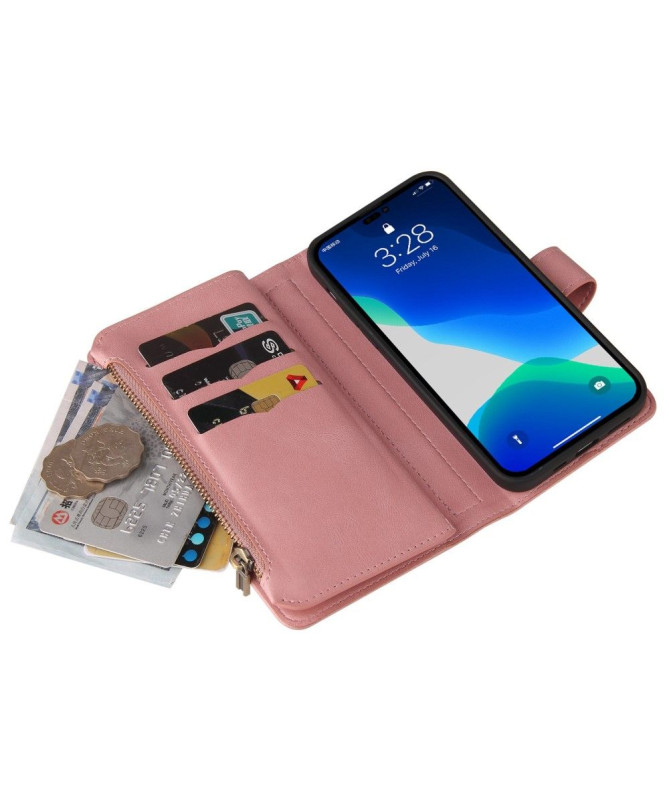 Housse portefeuille iPhone 14 Pro Max à lanière