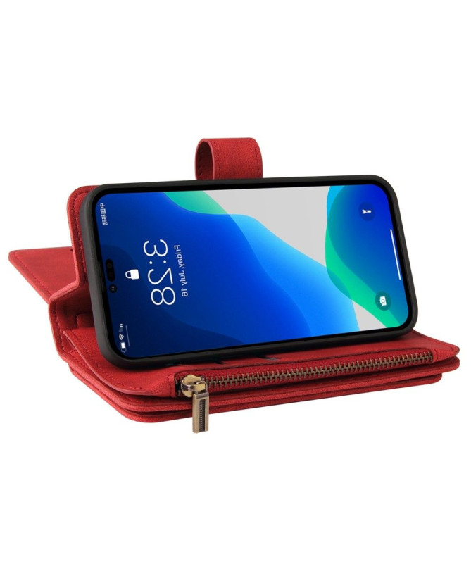 Housse portefeuille iPhone 14 Pro Max à lanière