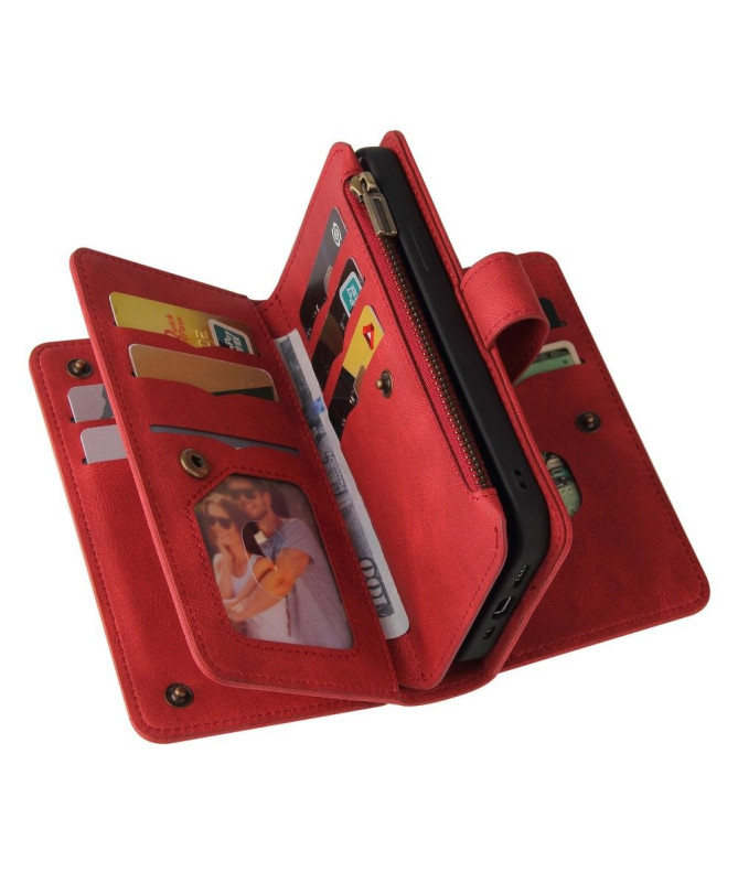 Housse portefeuille iPhone 14 Pro Max à lanière