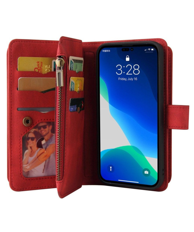 Housse portefeuille iPhone 14 Pro Max à lanière