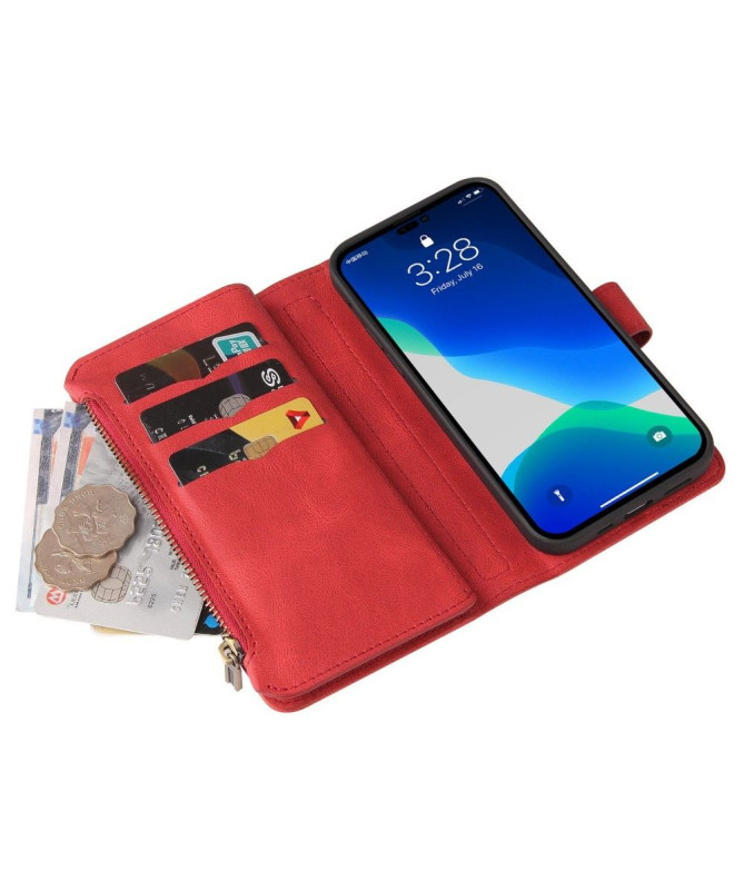 Housse portefeuille iPhone 14 Pro Max à lanière