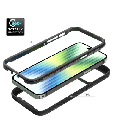 Coque iPhone 14 Pro Max Hybride Antichoc dos transparent