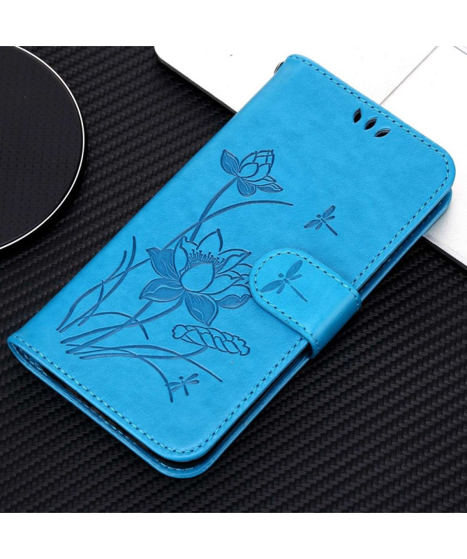 Housse iPhone 14 Pro Max Illustration fleurs de lotus