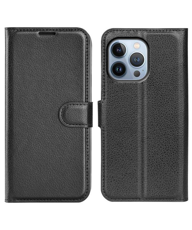 Housse iPhone 14 Pro Max Simili Cuir Style Portefeuille