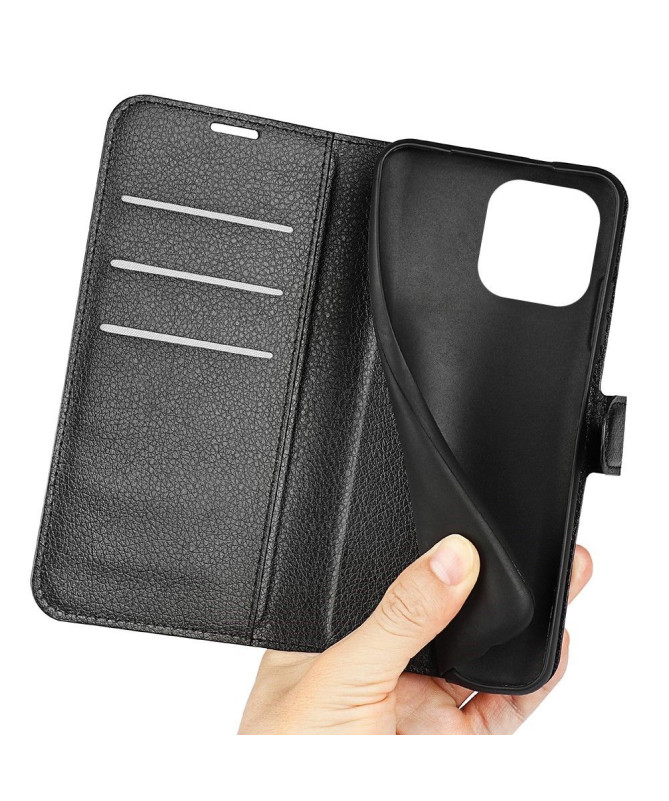 Housse iPhone 14 Pro Max Simili Cuir Style Portefeuille