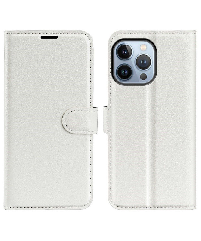 Housse iPhone 14 Pro Max Simili Cuir Style Portefeuille