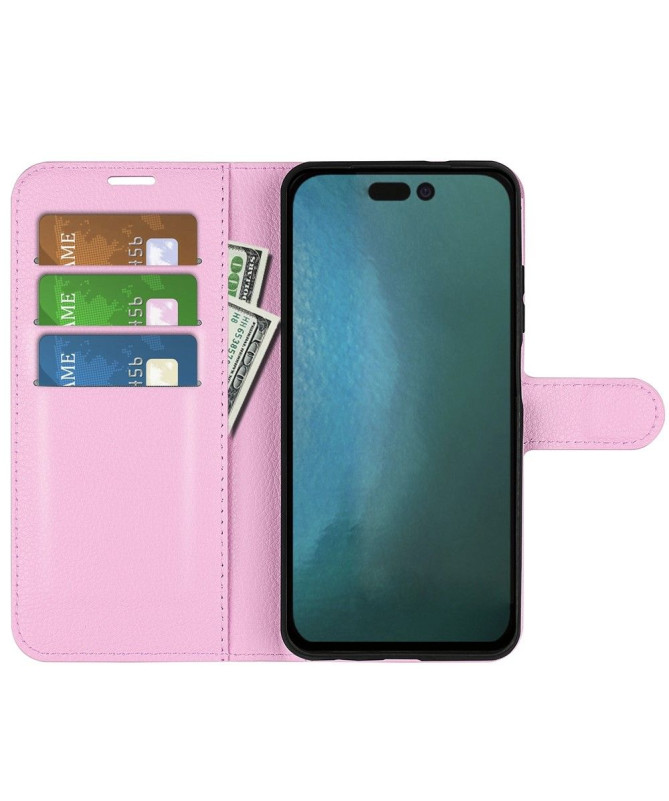 Housse iPhone 14 Pro Max Simili Cuir Style Portefeuille