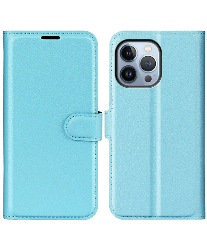 Housse iPhone 14 Pro Max Simili Cuir Style Portefeuille