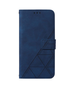 Housse iPhone 14 Pro Max effet cuir design géométrique