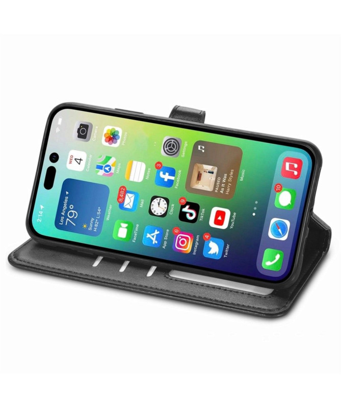 Housse iPhone 14 Pro Indila Simili Cuir Porte Cartes