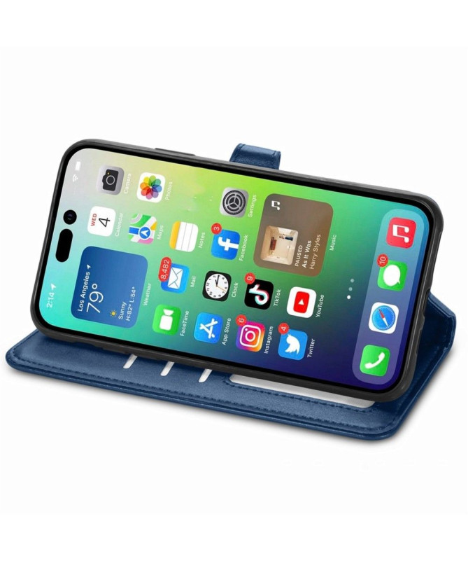 Housse iPhone 14 Pro Indila Simili Cuir Porte Cartes