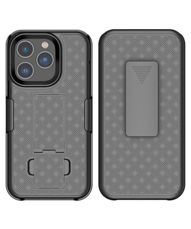 Coque iPhone 14 Pro intégrale avec clip ceinture