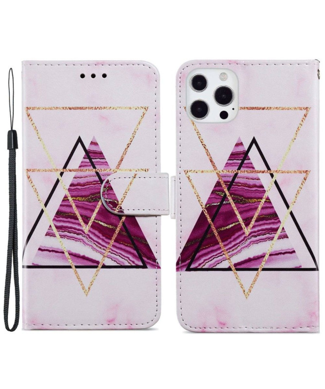 Housse iPhone 14 Pro Design Triangles