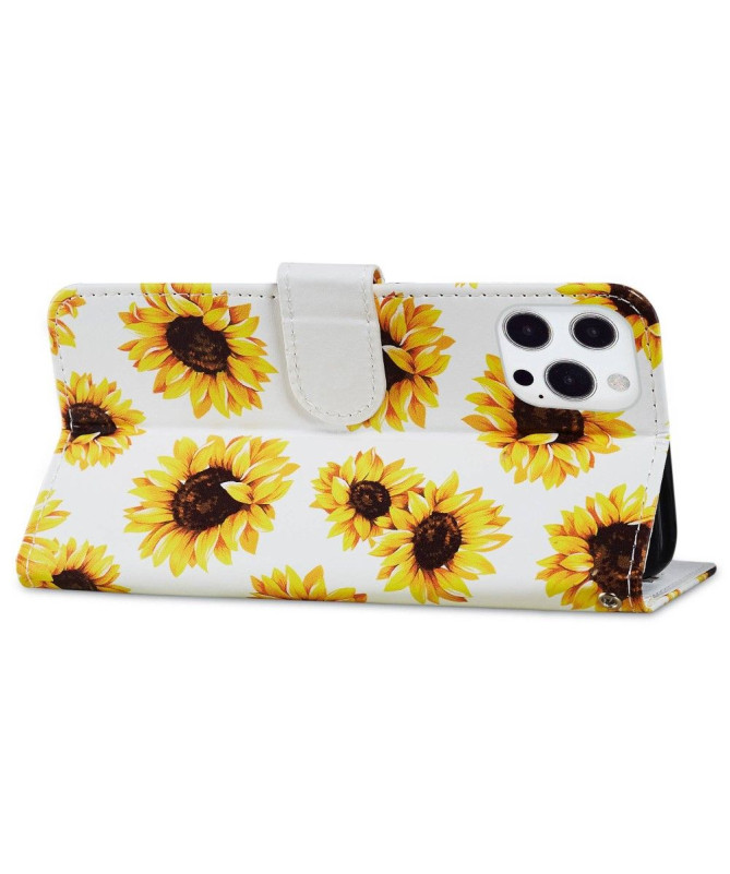 Housse iPhone 14 Pro Tournesol Fleur