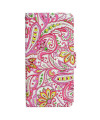 Housse iPhone 14 Pro paisley fleur