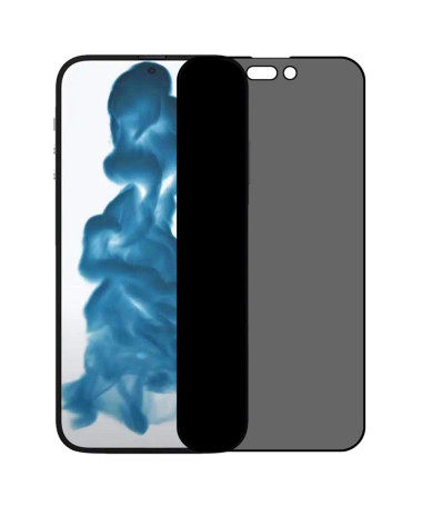 Protection d'écran iPhone 14 Pro verre trempé et filtre de confidentialité