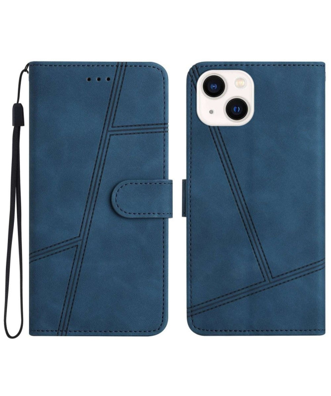 Housse iPhone 14 Simili Cuir Vintage 003 Series