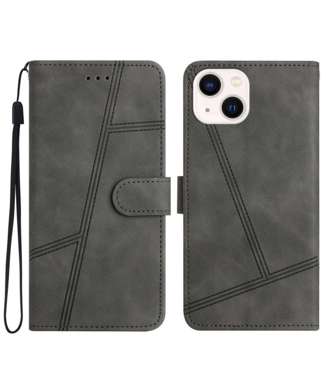 Housse iPhone 14 Simili Cuir Vintage 003 Series