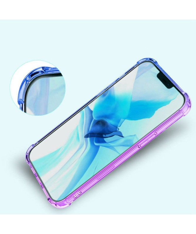 Coque iPhone 14 Transparente Bicolore