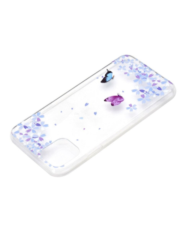 Coque iPhone 14 Papillons Florets