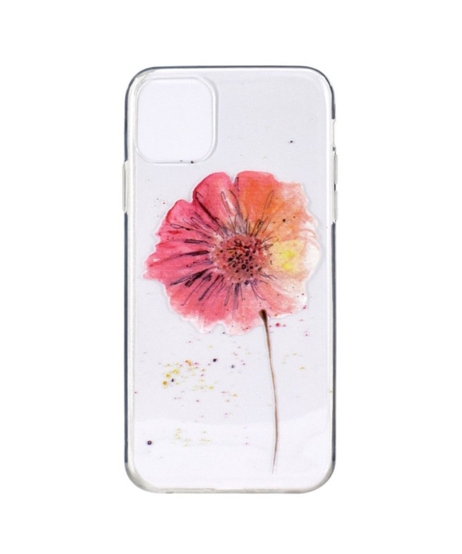 Coque iPhone 14 fleur aquarelle