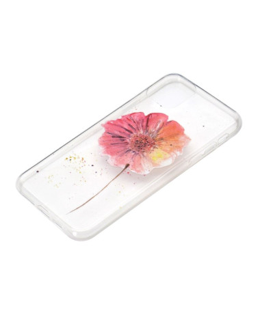 Coque iPhone 14 fleur aquarelle