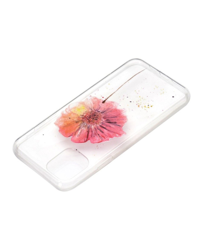 Coque iPhone 14 fleur aquarelle