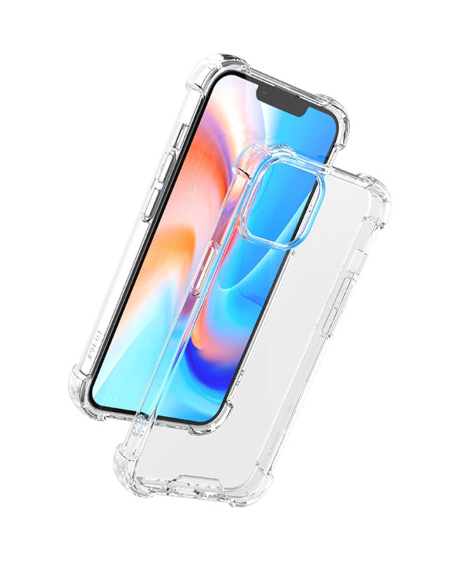 Coque iPhone 14 transparente angles renforcés