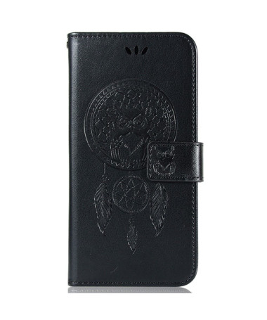 Housse iPhone 14 Pro hibou attrape rêves