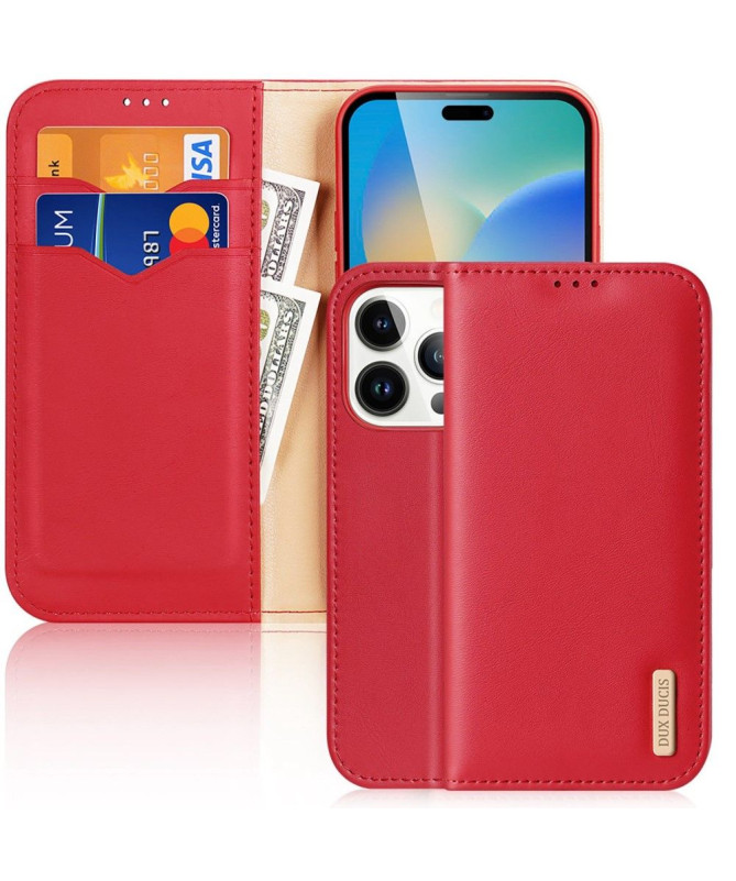 Housse iPhone 14 Pro HIVO Series Cuir