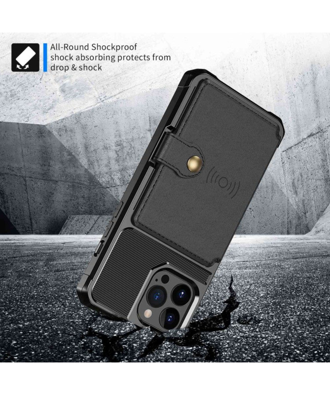 Coque iPhone 14 Pro Max ZM03 Porte-cartes