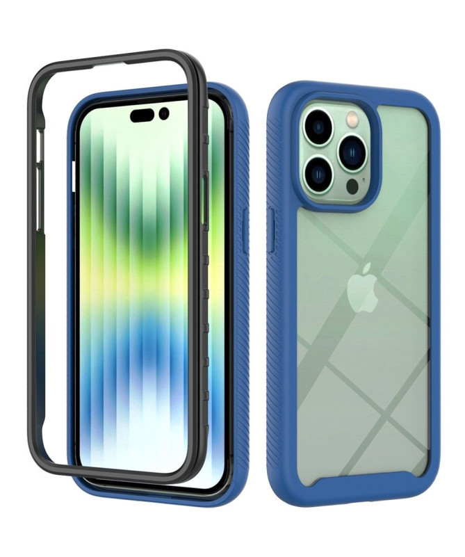 Coque iPhone 14 Pro Hybride Antichoc dos transparent