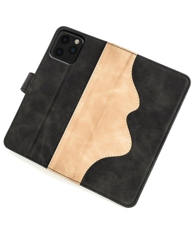 Housse iPhone 11 Pro Max Stand Folio Bicolore