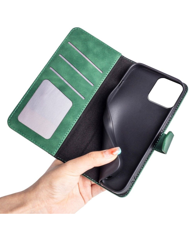 Housse iPhone 11 Pro Max Stand Folio Bicolore