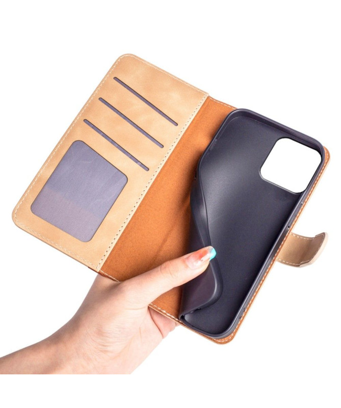 Housse iPhone 11 Pro Max Stand Folio Bicolore