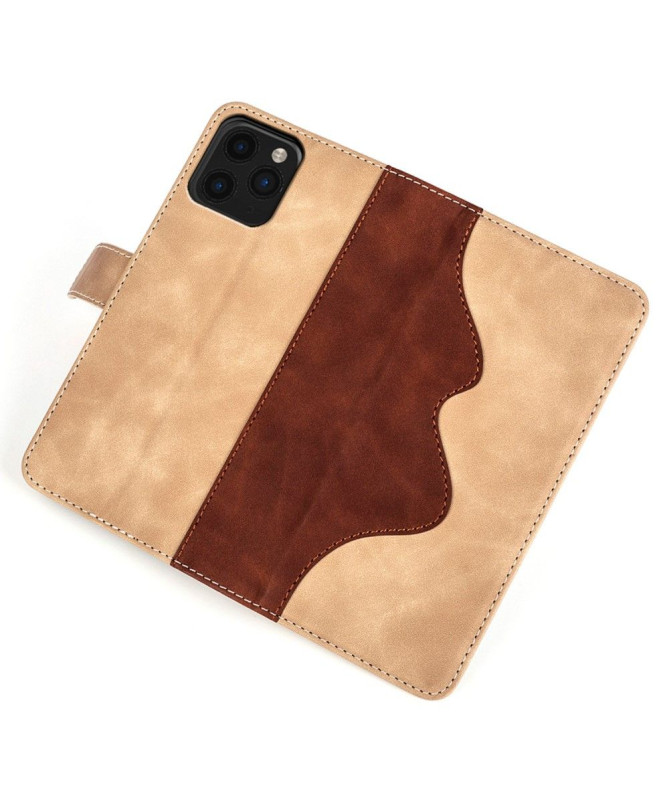 Housse iPhone 11 Pro Max Stand Folio Bicolore