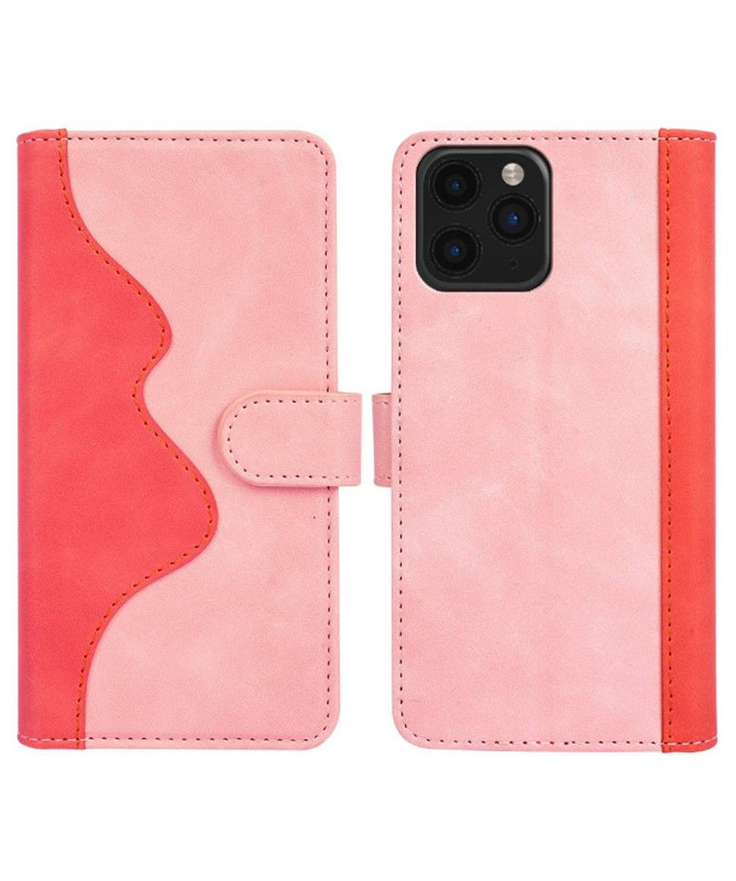 Housse iPhone 11 Pro Max Stand Folio Bicolore