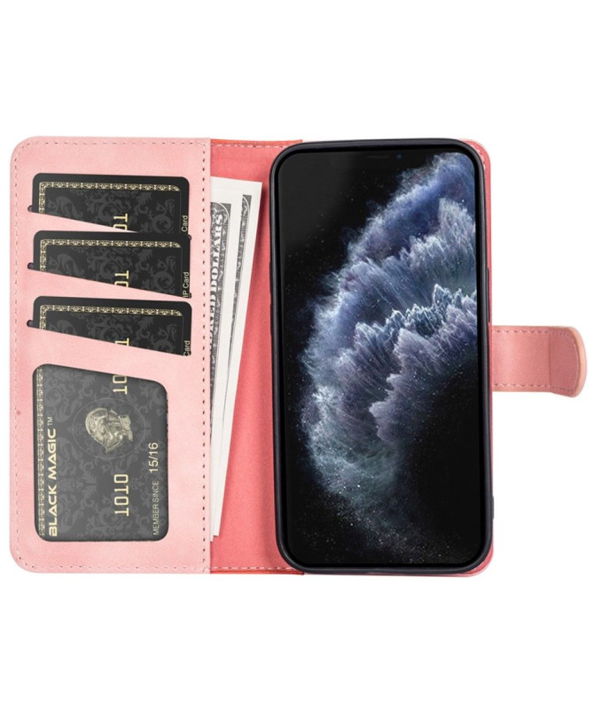 Housse iPhone 11 Pro Max Stand Folio Bicolore