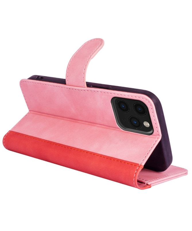 Housse iPhone 11 Pro Max Stand Folio Bicolore