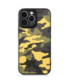 Coque iPhone 14 Pro Max Simili Cuir Camouflage