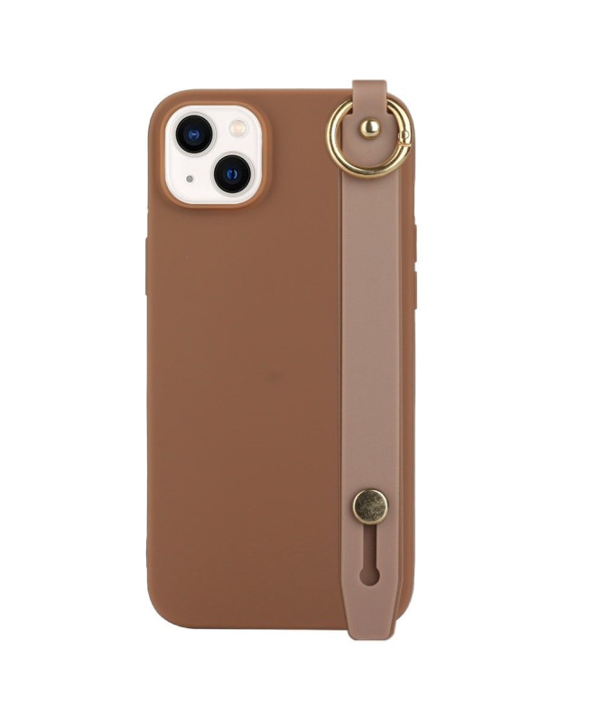 Coque iPhone 14 Strap en silicone