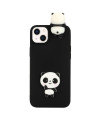 Coque iPhone 14 Silicone Panda 3D