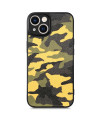 Coque iPhone 14 Simili Cuir Camouflage