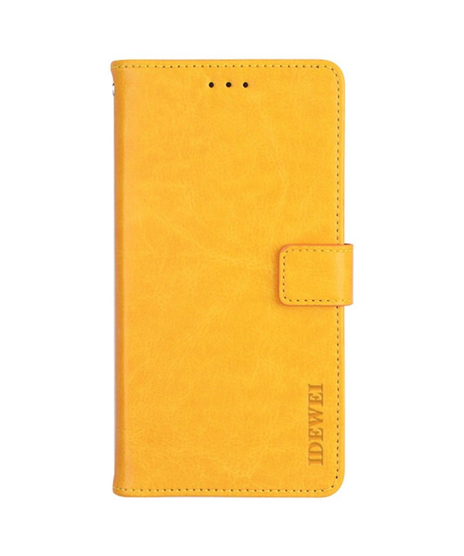 Housse iPhone 14 IDEWEI Folio Effet Cuir