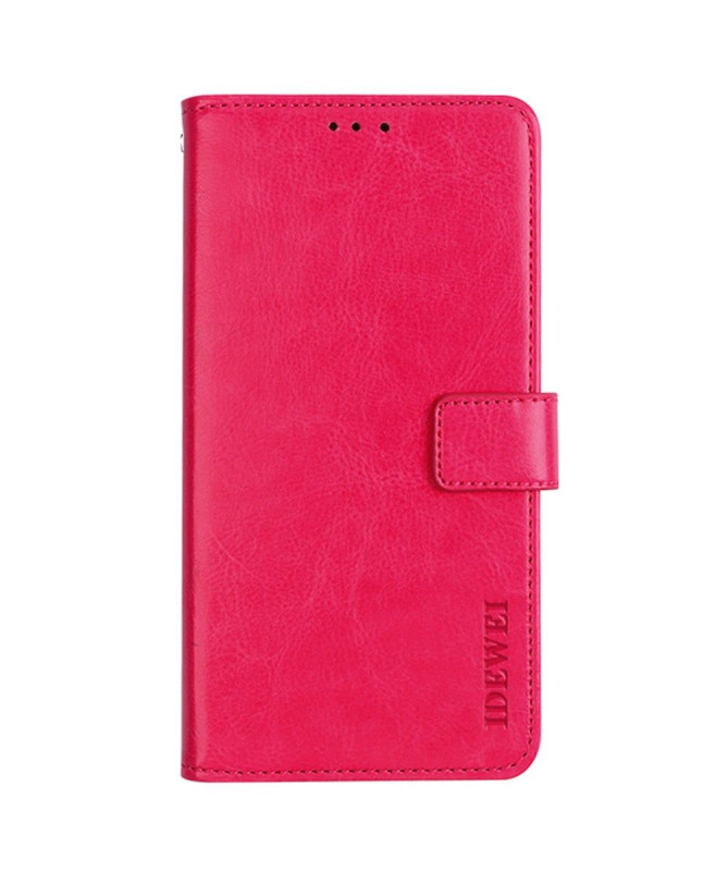 Housse iPhone 14 IDEWEI Folio Effet Cuir