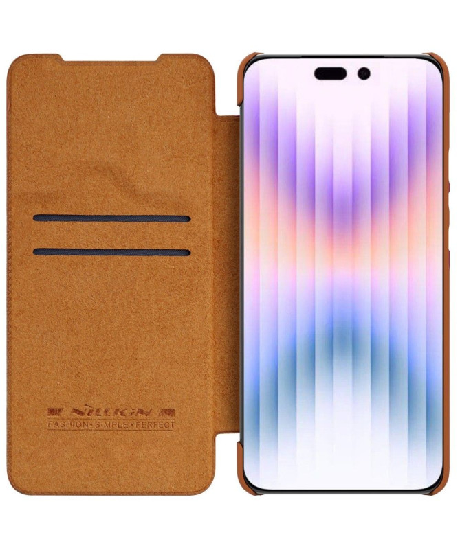 Housse iPhone 14 Pro Max Qin Series avec cache objectifs