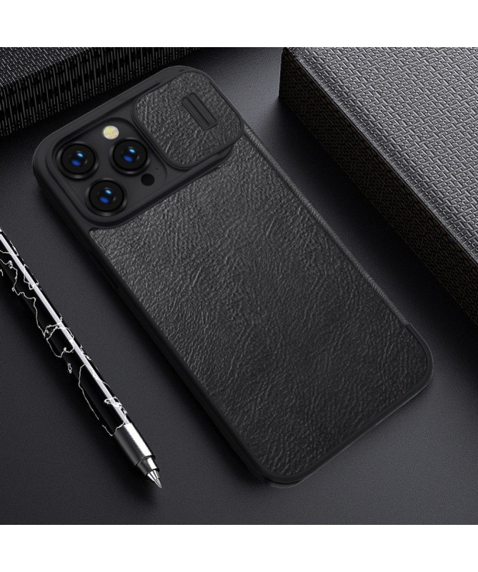 Housse iPhone 14 Pro Max Qin Series avec cache objectifs