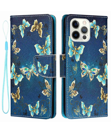 Housse iPhone 14 Pro Max Papillons volants