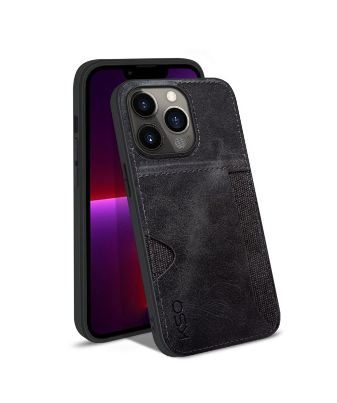 Coque iPhone 14 Pro KSQ Style-D Porte-Carte