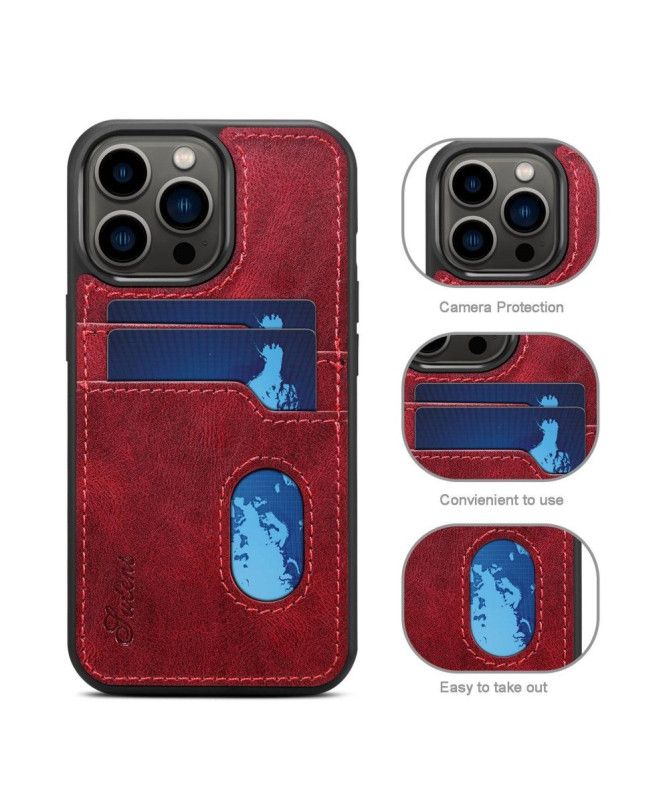Coque iPhone 14 Pro Max coutures porte-cartes